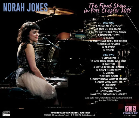 NORAH JONES / THE FINAL SHOW IN PORT CHESTER 2015 SOUNDBOARD (2CDR)
