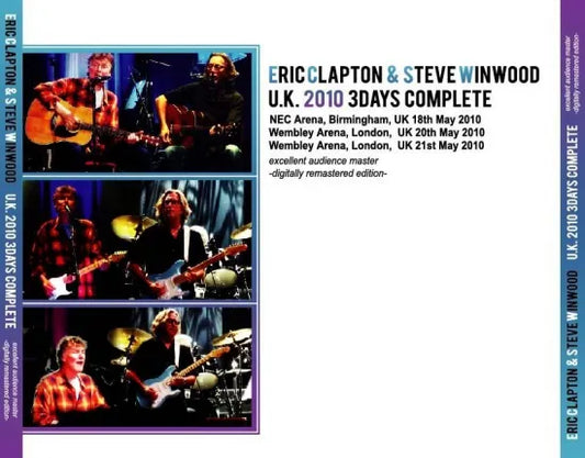 Eric Clapton & Steve Winwood / U.K. 2010 3Days Complete (6CDR)