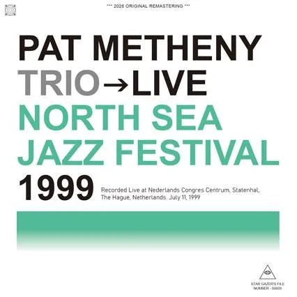 PAT METHENY TRIO / NORTH SEA JAZZ FESTIVAL 1999 (1CDR)
