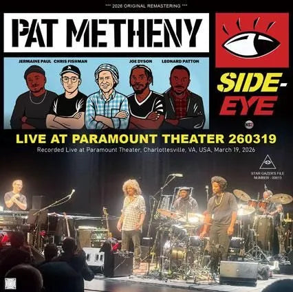 PAT METHENY SIDE-EYE III+ / LIVE AT PARAMOUNT THEATER 260319 (2CDR)