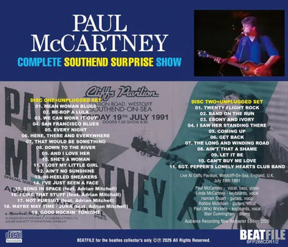 PAUL McCARTNEY / COMPLETE SOUTHEND SURPRISE SHOW (2CDR)