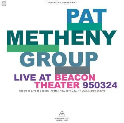 PAT METHENY GROUP / LIVE AT BEACON THEATER 950324 (2CDR)