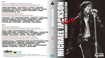 MICHAEL JACKSON / LEGENDARY LIVE COLLECTION (2BDR)