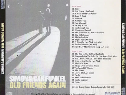 SIMON & GARFUNKEL / OLD FRIENDS AGAIN Tokyo Dome 2009 First Night (2CDR)