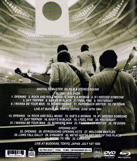 THE BEATLES / ULTIMATE LIVE AT BUDOKAN 1966 HD PRO-SHOT (1BDR+1DVDR)