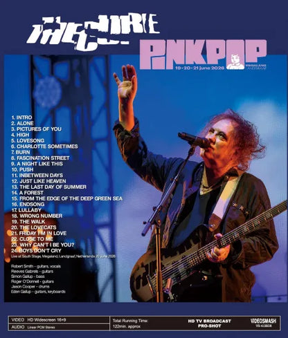 THE CURE / PINKPOP FESTIVAL 2026 HD PRO-SHOT (1BDR)
