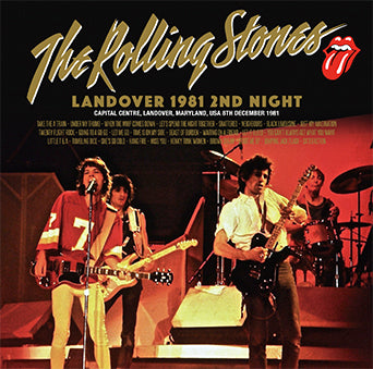 THE ROLLING STONES / LANDOVER 1981 2ND NIGHT (2CD) STEREO SOUNDBOARD