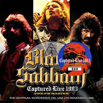 BLACK SABBATH / CAPTURED LIVE 1983 PRE-FM MASTER (1CD+1DVD) STEREO SOUNDBOARD
