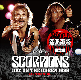 SCORPIONS / DAY ON THE GREEN 1985 COMPLETE EDITION (2CD+1DVDR)