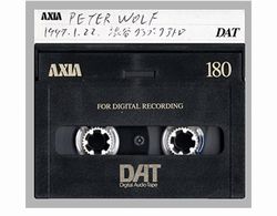 PETER WOLF / TOKYO 1997 2ND NIGHT DAT MASTER (3CDR)