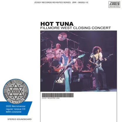 HOT TUNA / FILLMORE WEST CLOSING CONCERT (2CDR)
