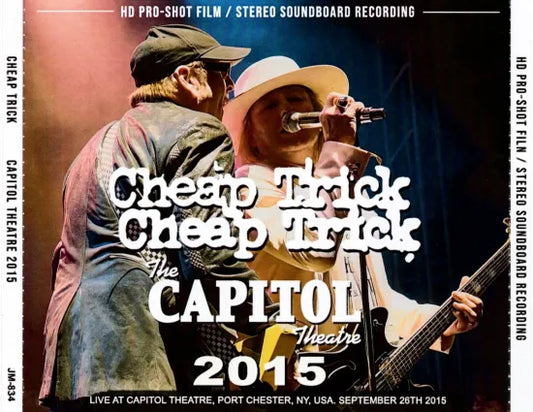 CHEAP TRICK / CAPITOL THEATRE 2015 HD PRO-SHOT (1BDR+2CDR)