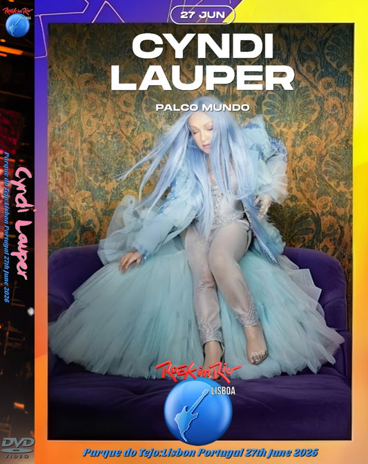 Cyndi Lauper / at Rock in Rio Lisboa 2026 Parque do Tejo (1DVDR)