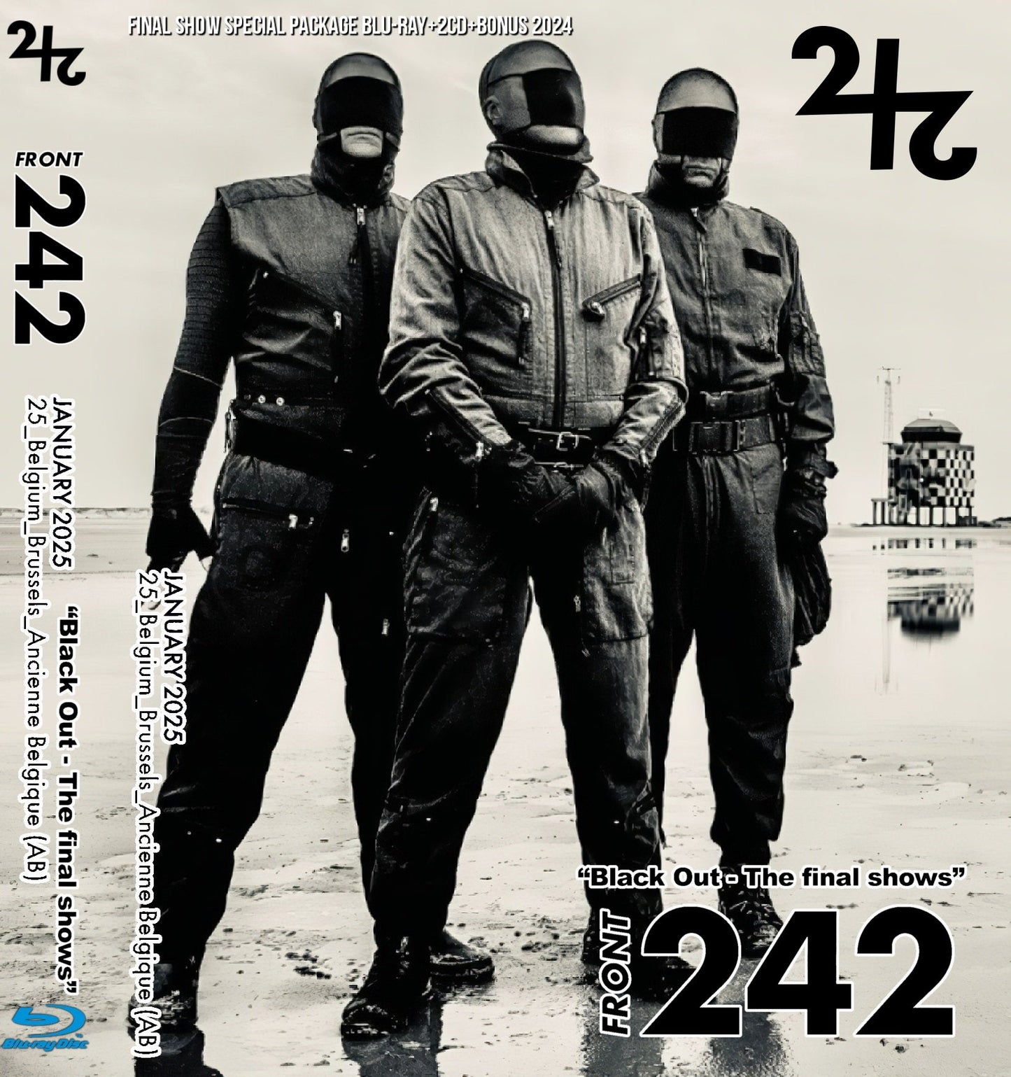 Front 242 / Blackout: The Final Shows 2025 Versión especial de 3 discos (1 BD + 2 CD)