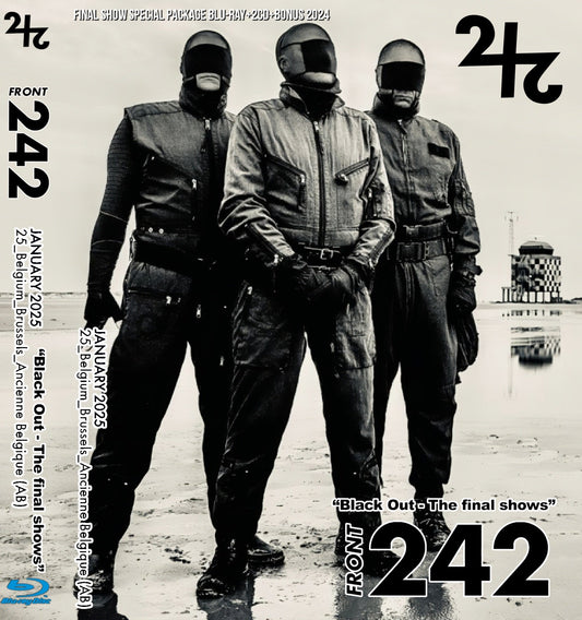 Front 242 / Blackout: The Final Shows 2025 Versión especial de 3 discos (1 BD + 2 CD)