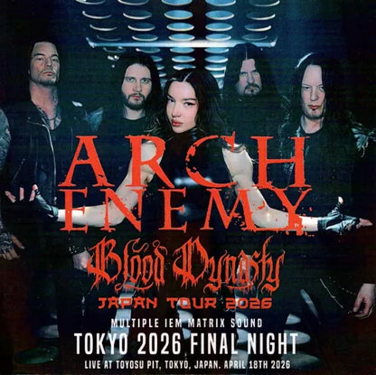 ARCH ENEMY / TOKYO 2026 FINAL NIGHT Multiple IEM Sound (2CDR)