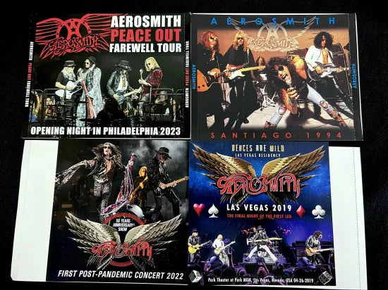 AEROSMITH / 4-Title Set (8 CDs + 2 DVDs)