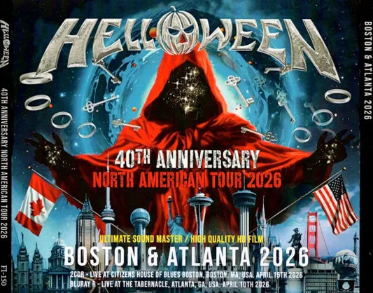 HELLOWEEN / BOSTON & ATLANTA 2026 (2CDR + 1BDR)