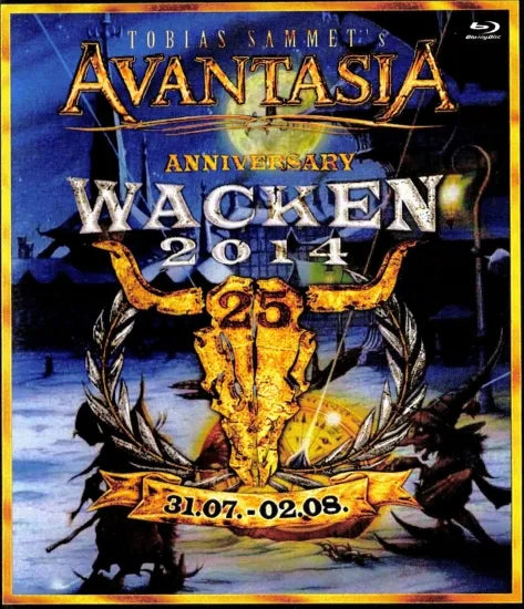 TOBIAS SAMMET's AVANTASIA / WACKEN 2014 HD PRO-SHOT (1BDR)