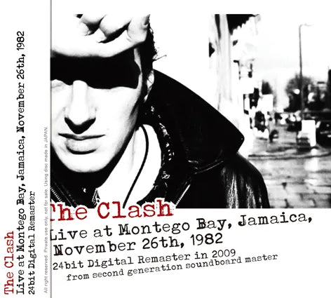 THE CLASH / LIVE AT MONTEGO BAY, JAMAICA, NOVEMBER 26TH, 1982 (1CDR)