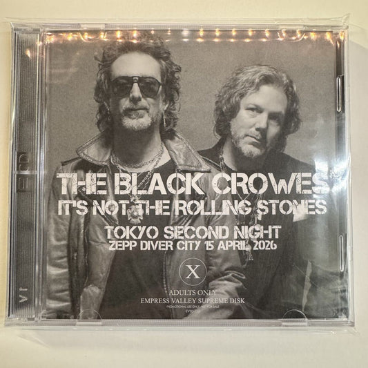 THE BLACK CROWES / IT’S NOT THE ROLLING STONES 2026/04/15 TOKYO SECOND NIGHT (2CD)