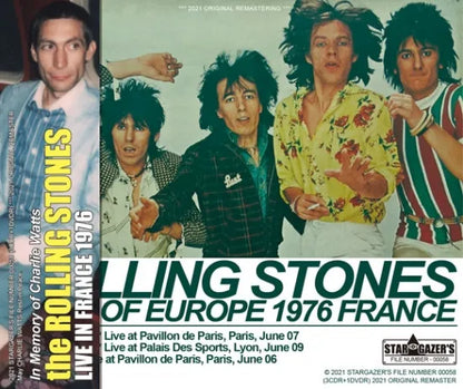THE ROLLING STONES / LIVE IN FRANCE 1976 (3CDR+1DVDR)