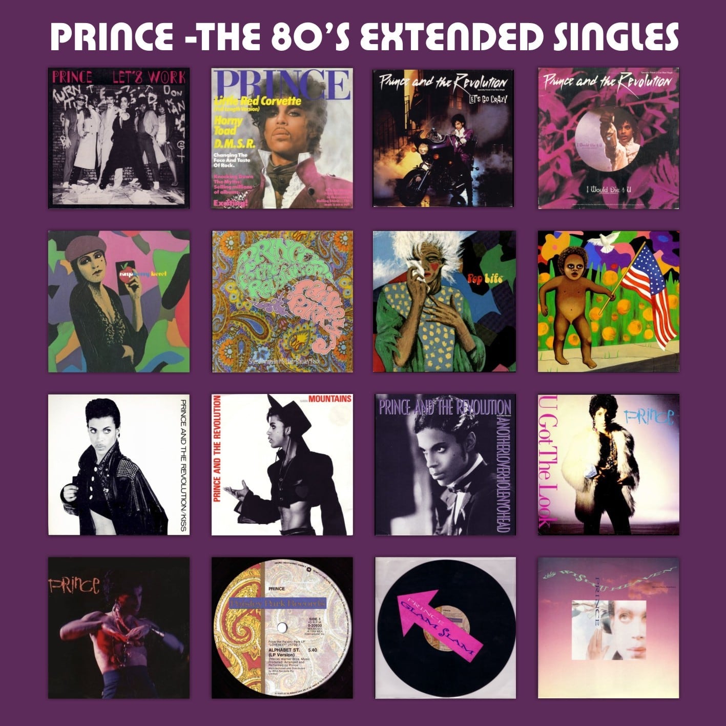 Prince / The 80's Extended Singles Special Edition (2CDR+1DVDR)