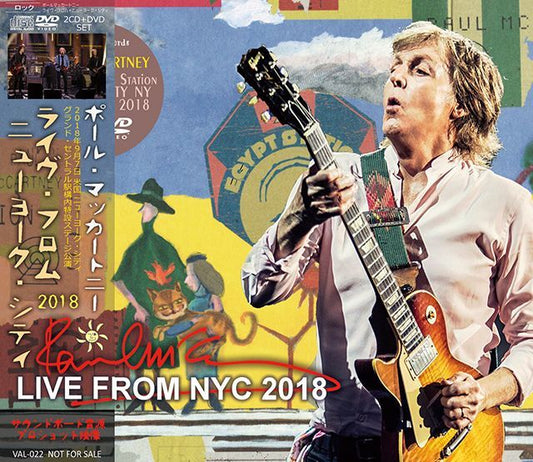 PAUL McCARTNEY / LIVE FROM NYC 2018 【2CD+DVD】