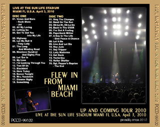 PAUL McCARTNEY / FLEW IN FROM MIAMI BEACH 【2CD】