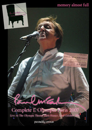 PAUL McCARTNEY / COMPLETE PARIS OLYMPIA 【1DVD】