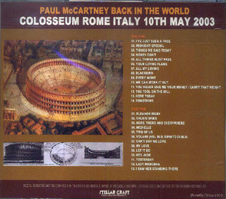 PAUL McCARTNEY / COLOSSEUM 【2CD】