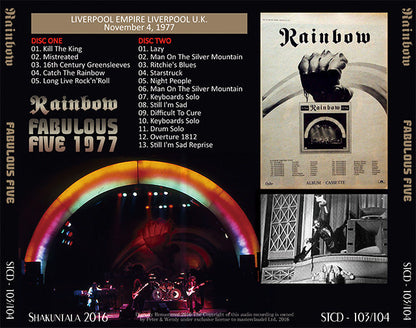 RAINBOW FABULOUS FIVE 1977 【2CD】