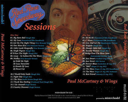 PAUL McCARTNEY / RED ROSE SPEEDWAY SESSIONS 【2CD】