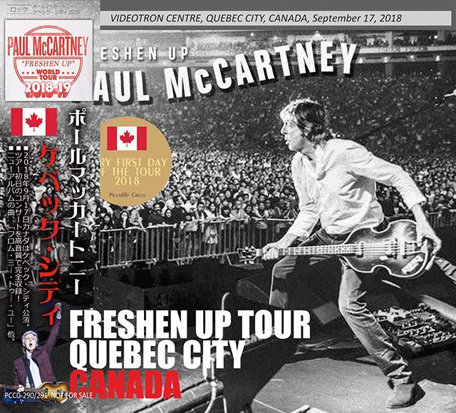 PAUL McCARTNEY / FRESHEN UP TOUR QUEBEC CITY 2018 【2CD】