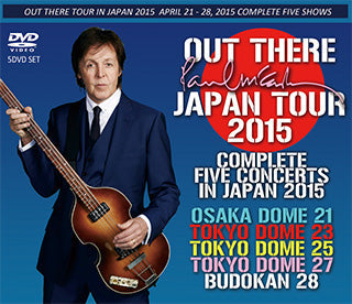 PAUL McCARTNEY / OUT THERE JAPAN TOUR 2015 COMPLETE FIVE CONCERTS 【5DVD】