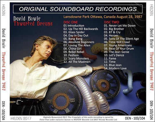 DAVID BOWIE / THWARTED DREAMS 1987 【2CD】