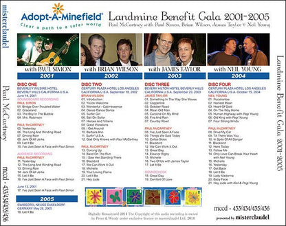 PAUL McCARTNEY / LANDMINE BENEFIT GALA 2001-2005 【4CD】
