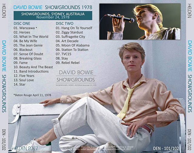 DAVID BOWIE / SHOWGROUNDS 1978 【2CD】
