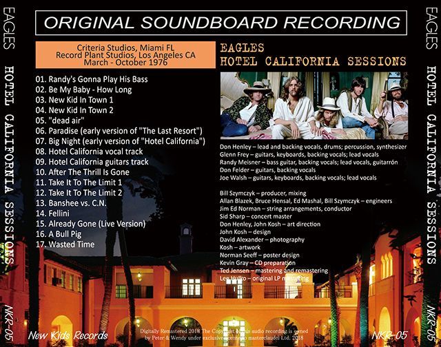 EAGLES / HOTEL CALIFORNIA SESSIONS 【1CD】