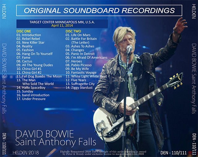 DAVID BOWIE / SAINT ANTHONY FALLS 【2CD】