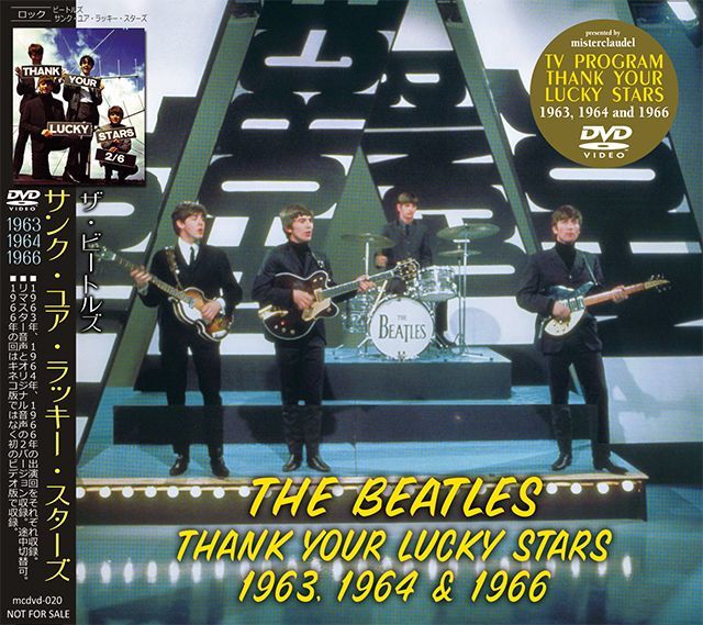 THE BEATLES / THANK YOUR LUCKY STARS 1963, 1964 & 1966 【1DVD】