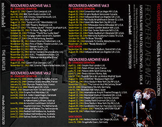 THE BEATLES / RECOVERED ARCHIVES unseen & rare film collection 【4DVD】