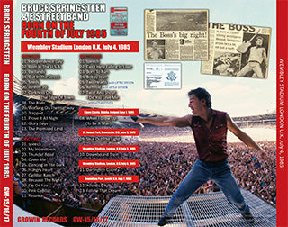 BRUCE SPRINGSTEEN / BORN ON THE FOURTH OF JULY 1985 【3CD】