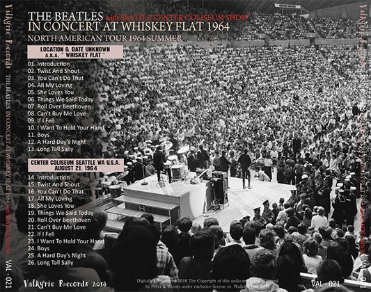 THE BEATLES / IN CONCERT AT WHISKEY FLAT 【1CD】