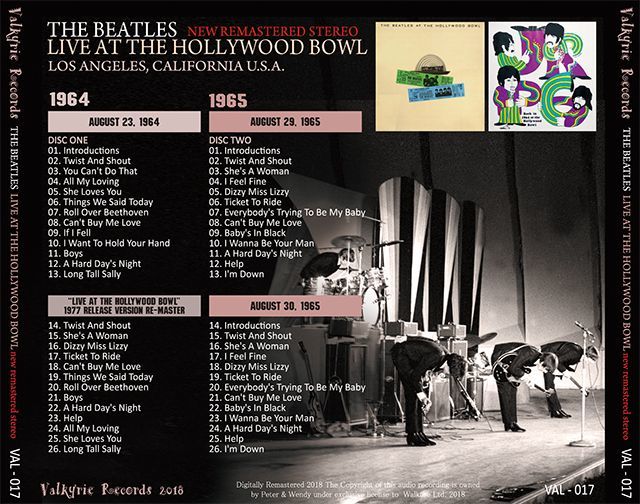 THE BEATLES / LIVE AT THE HOLLYWOOD BOWL NEW REMASTERED STEREO 【2CD】