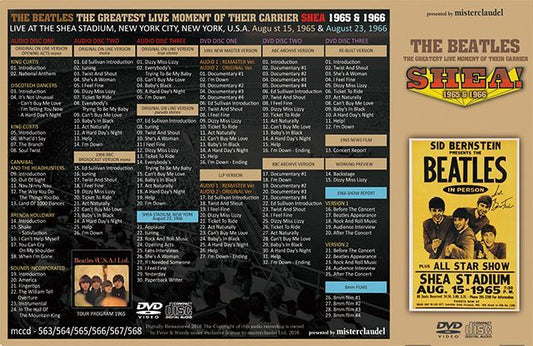 THE BEATLES / SHEA STADIUM 1965 & 1966 【3CD+3DVD with TOUR PROGRAM】