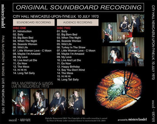 PAUL McCARTNEY / LIVE IN NEWCASTLE 1973 【2CD】