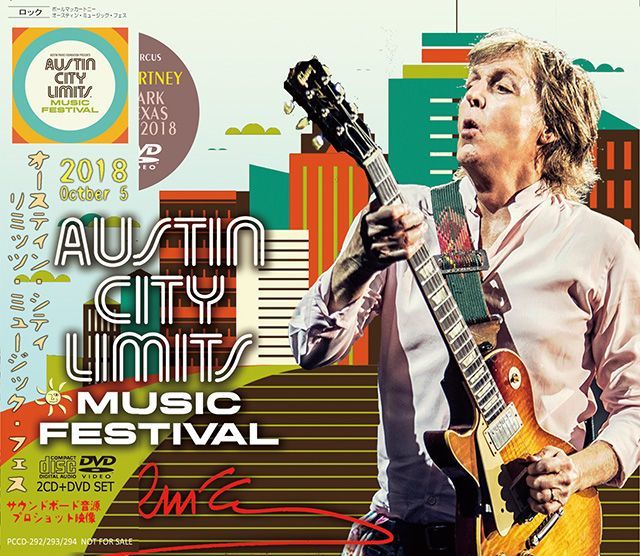 PAUL McCARTNEY / AUSTIN CITY LIMITS MUSIC FESTIVAL 2018 【2CD+DVD】