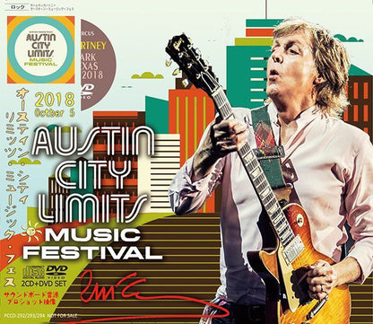 PAUL McCARTNEY / AUSTIN CITY LIMITS MUSIC FESTIVAL 2018 【2CD+DVD】