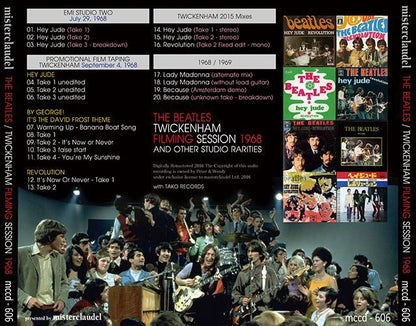 THE BEATLES / TWICHENHAM FILMING SESSION 1968 【1CD】